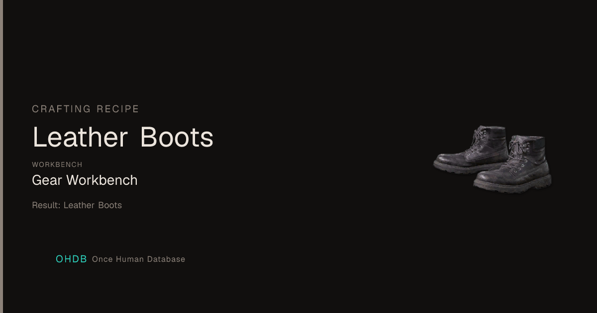Leather Boots