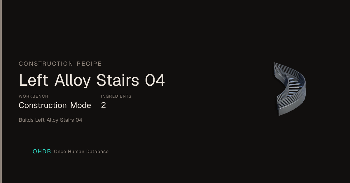 Left Alloy Stairs 04