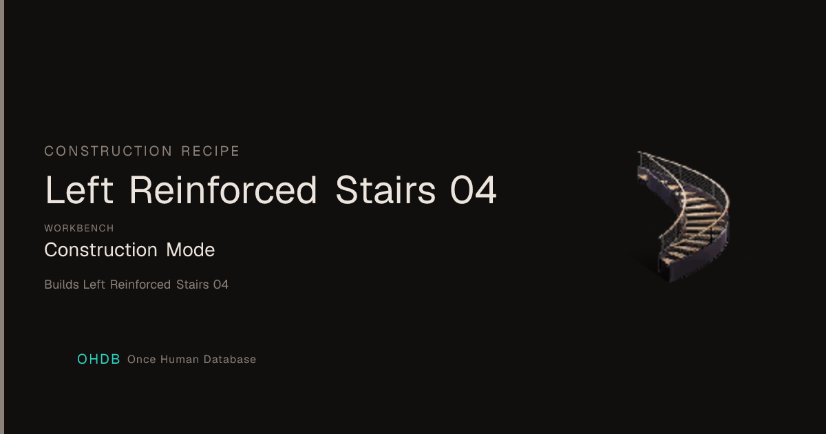 Left Reinforced Stairs 04