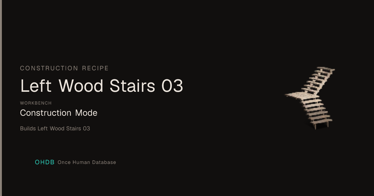 Left Wood Stairs 03