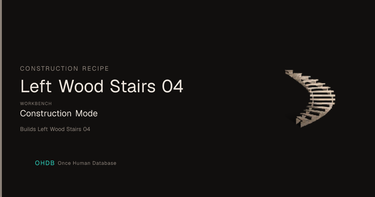 Left Wood Stairs 04