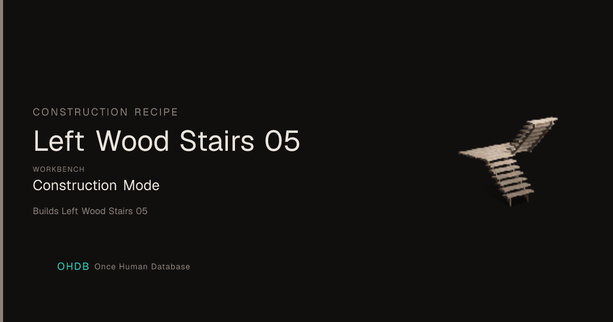 Left Wood Stairs 05