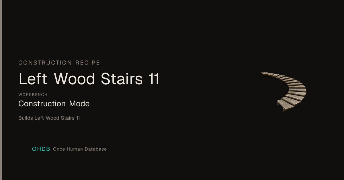 Left Wood Stairs 11