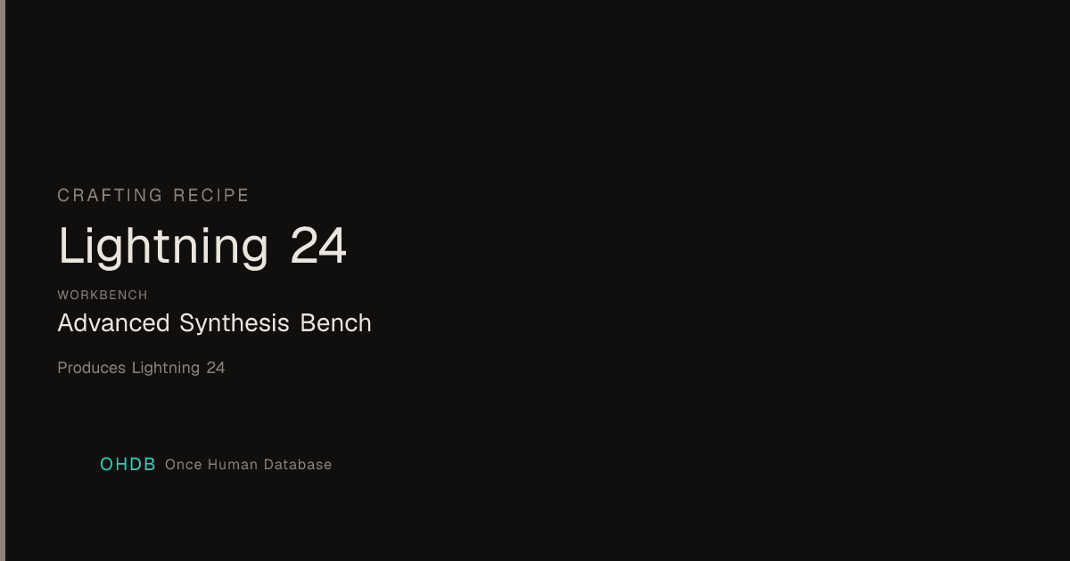 Lightning 24
