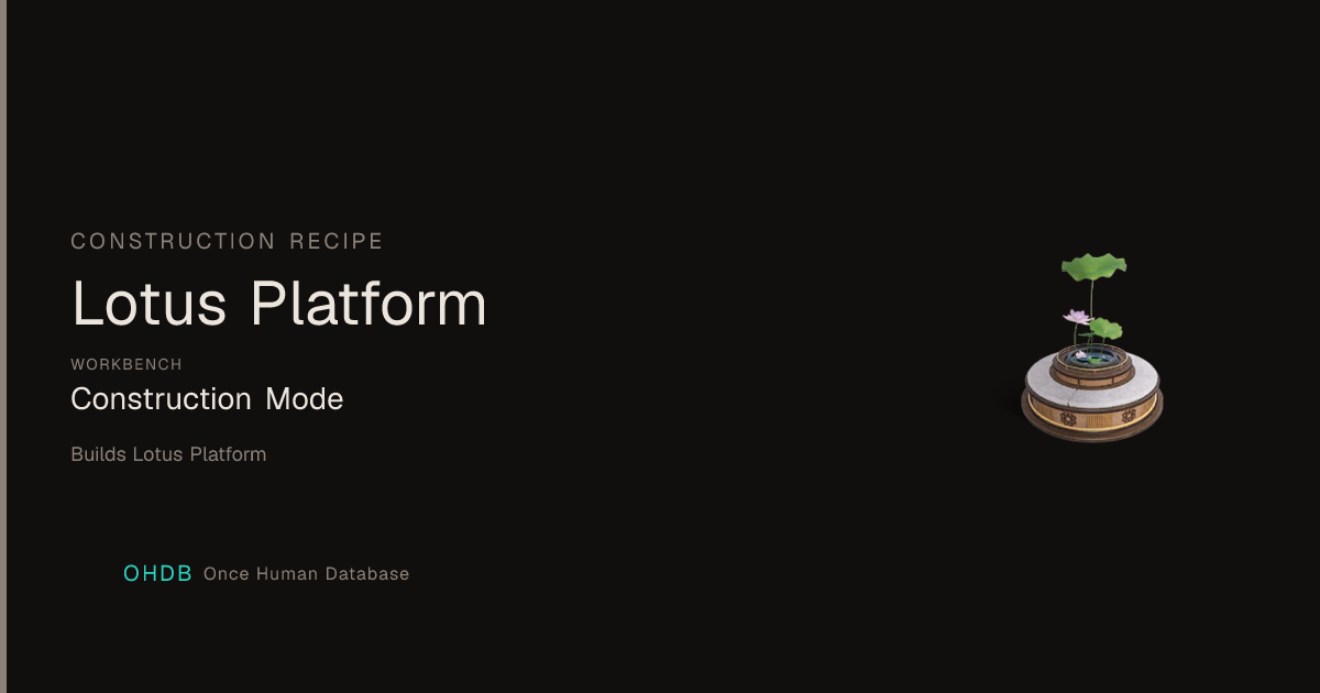 Lotus Platform