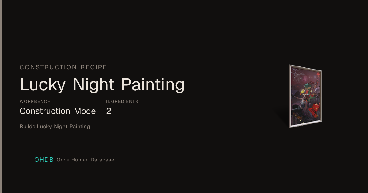 Lucky Night Painting