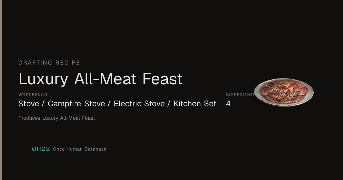 Luxury All-Meat Feast