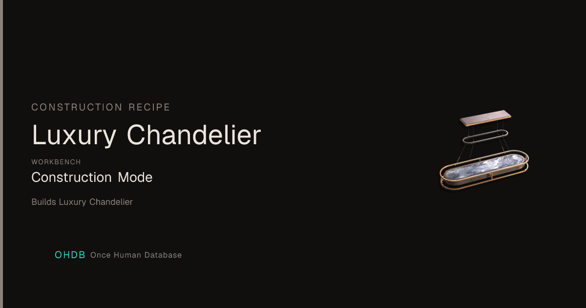 Luxury Chandelier