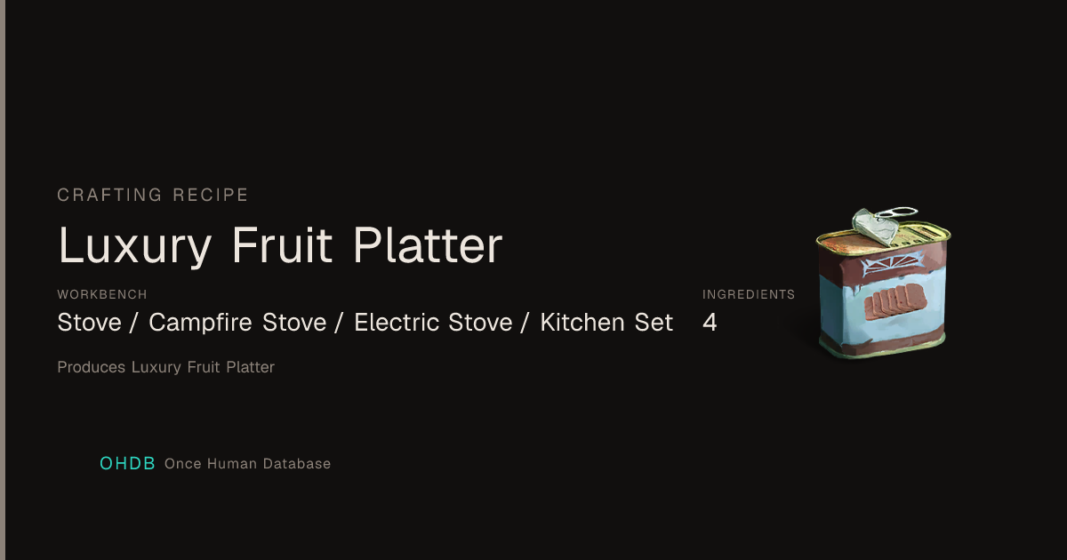 Luxury Fruit Platter