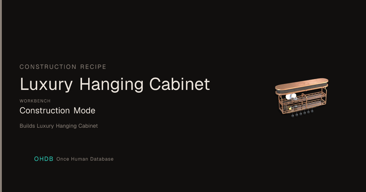 Luxury Hanging Cabinet
