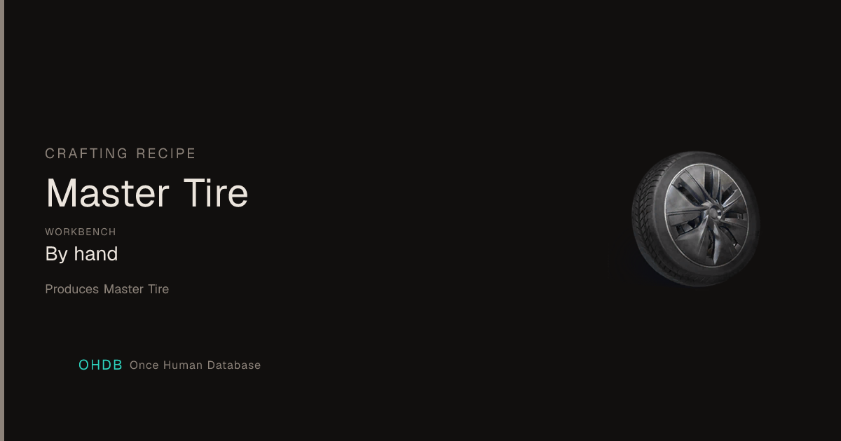 Master Tire