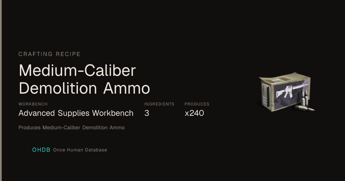 Medium-Caliber HE Ammo