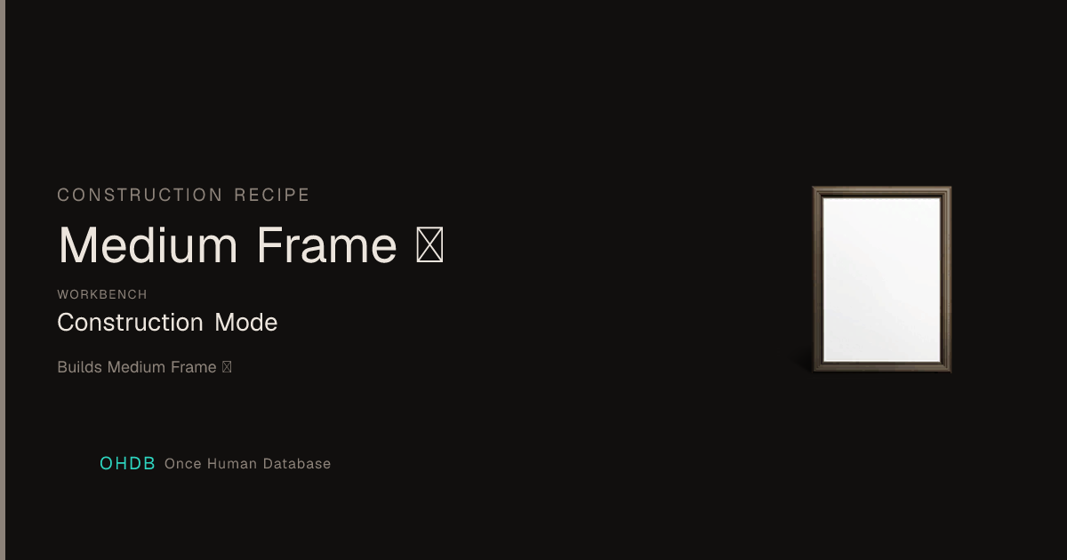 Medium Frame 6