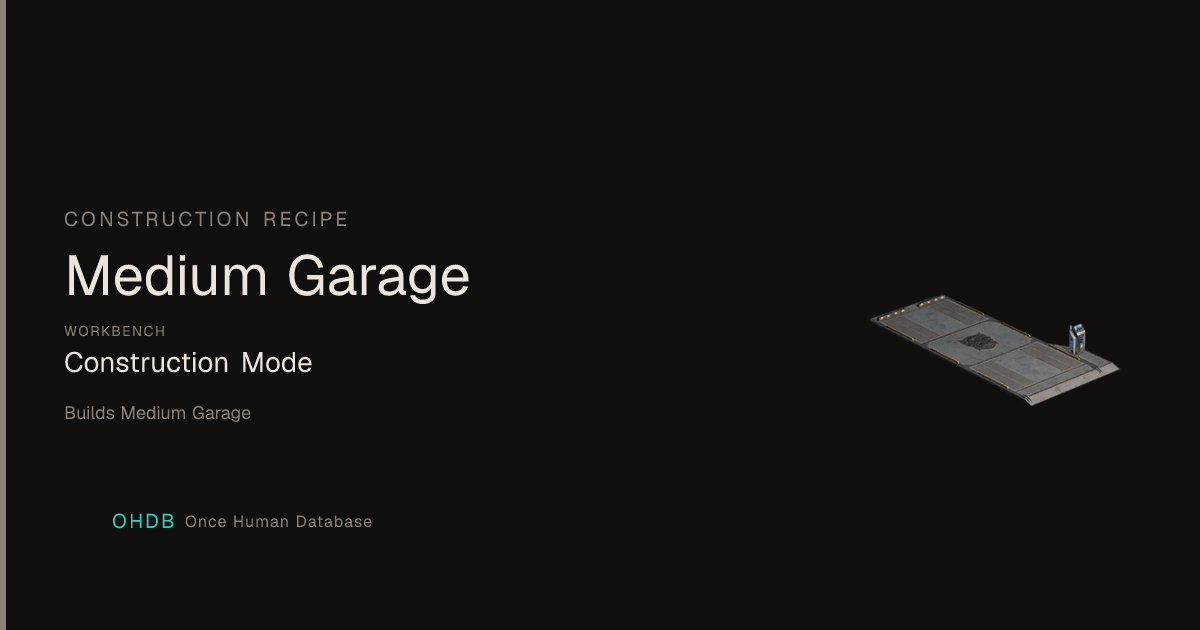 Medium Garage
