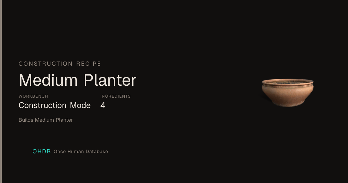 Medium Planter