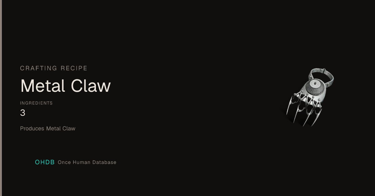 Metal Claw