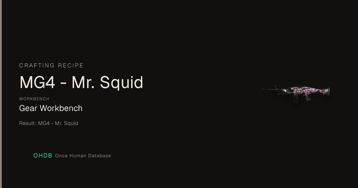 MG4 - Mr. Squid