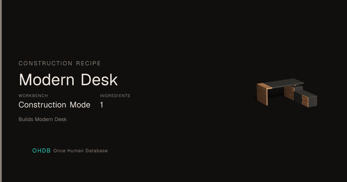 Modern Desk