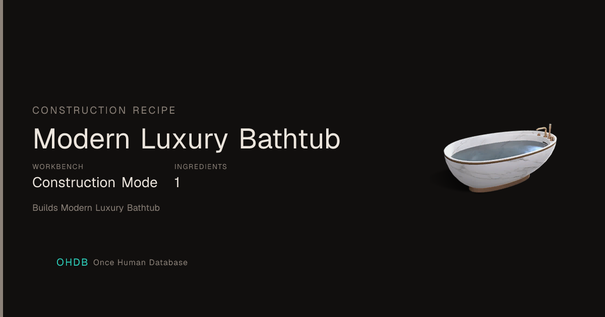 Modern Luxury Bathtub