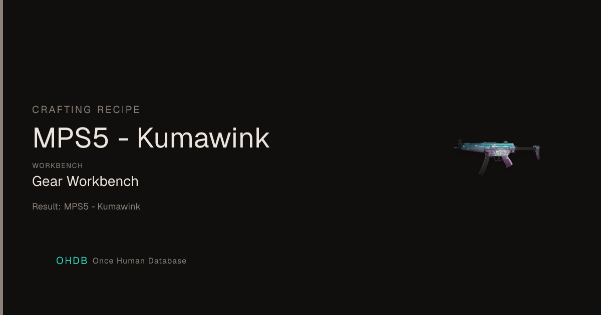 MPS5 - Kumawink