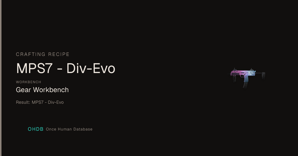 MPS7 - Div-Evo