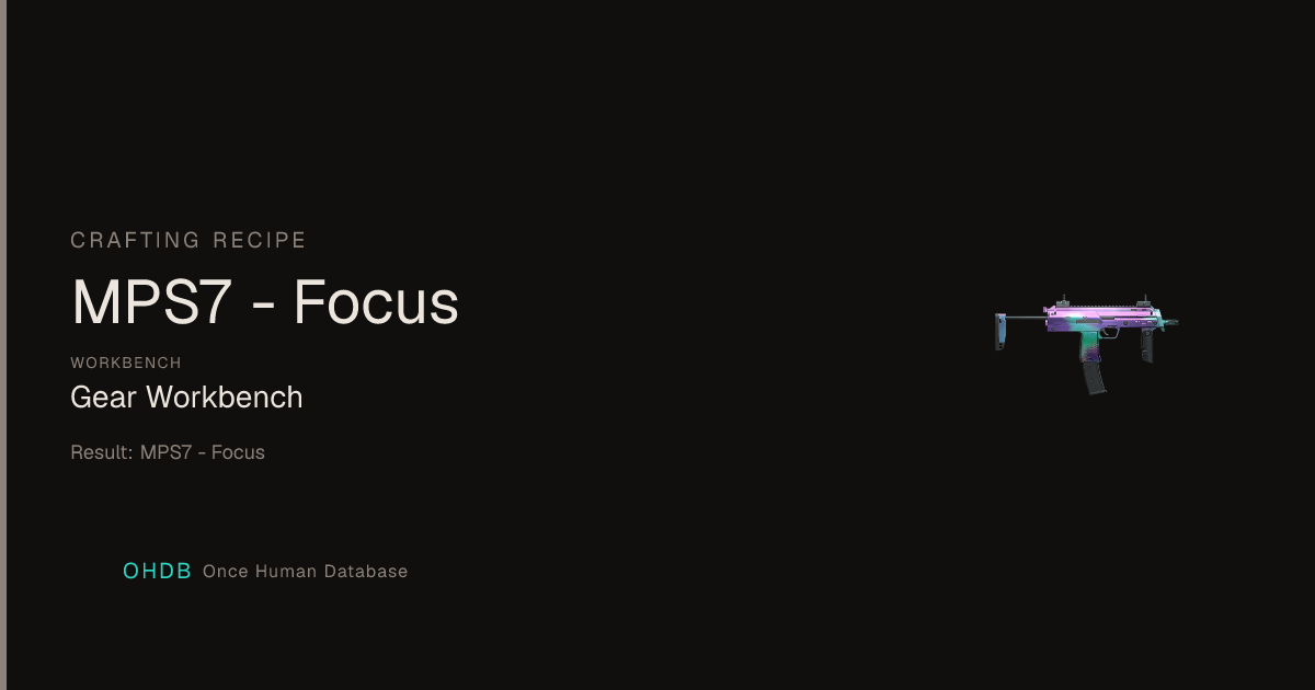 MPS7 - Focus