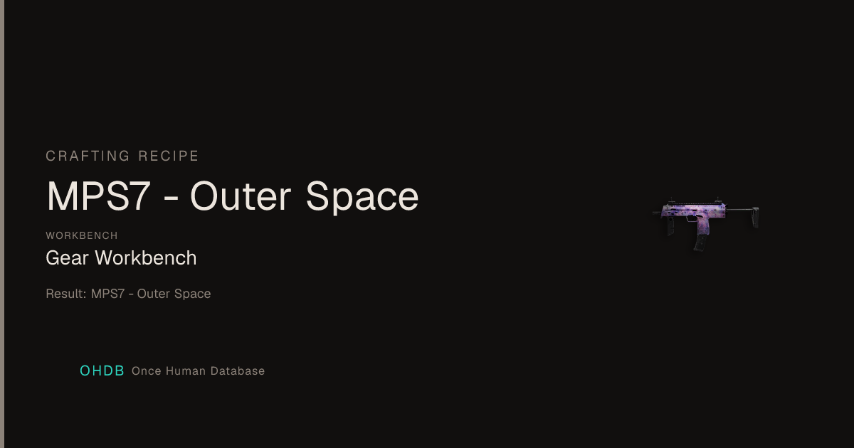 MPS7 - Outer Space