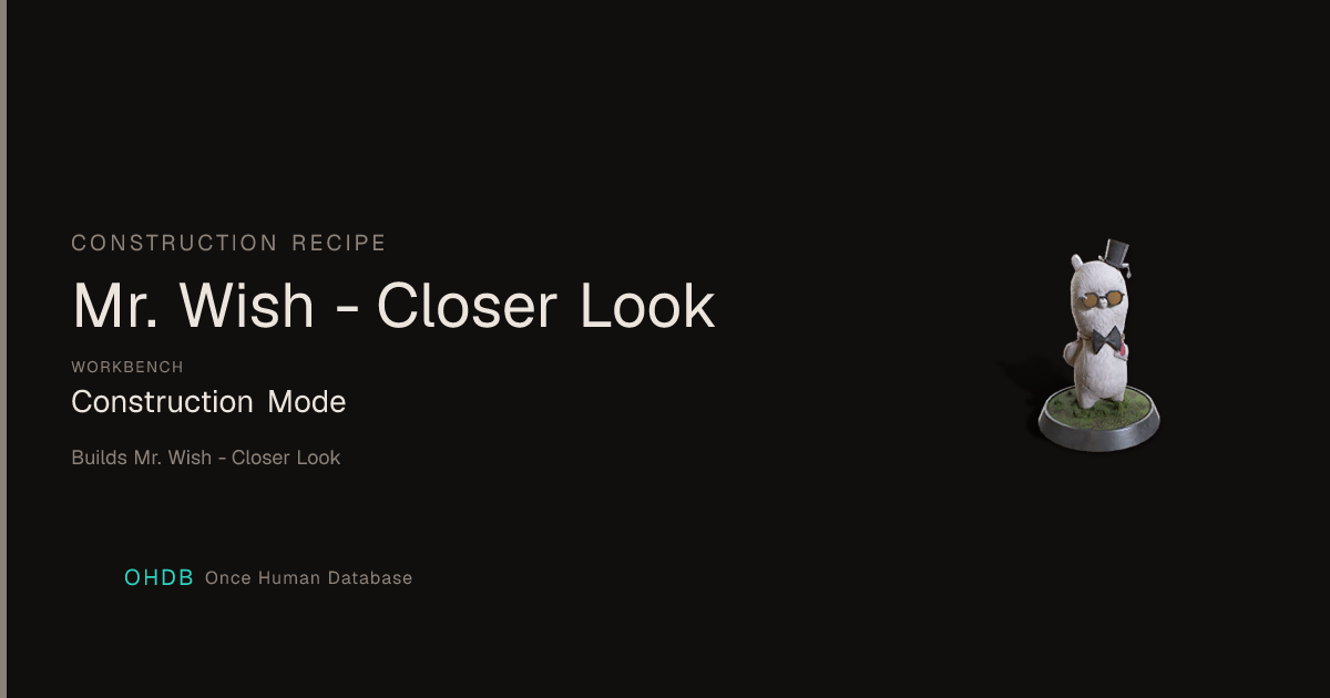 Mr. Wish - Closer Look