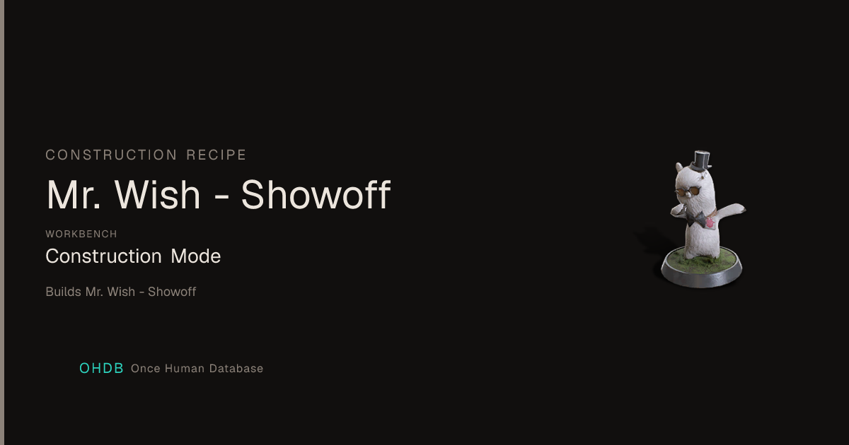 Mr. Wish - Showoff
