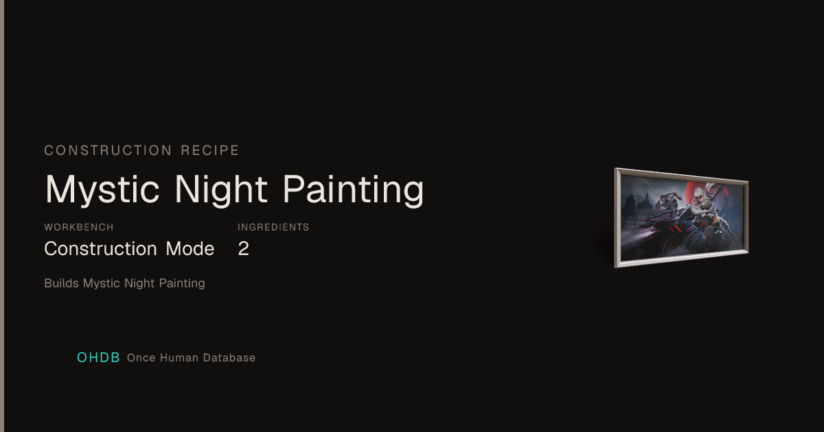 Mystic Night Painting