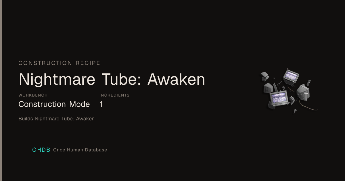 Nightmare Tube: Awaken