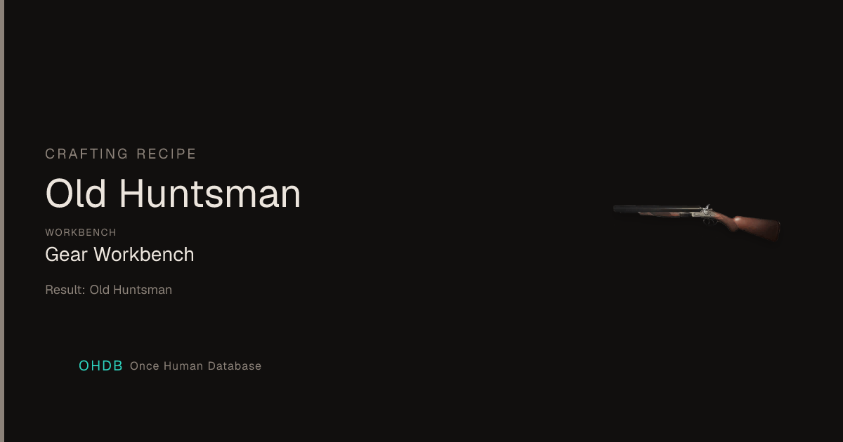 Old Huntsman
