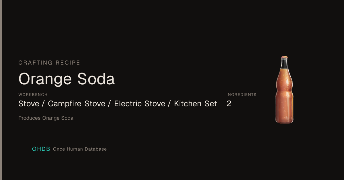 Orange Soda