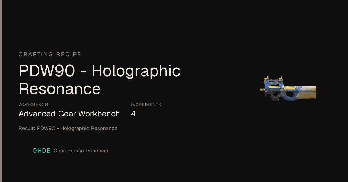 P90 - Holographic Resonance