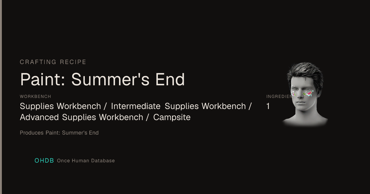 Paint: Summer's End