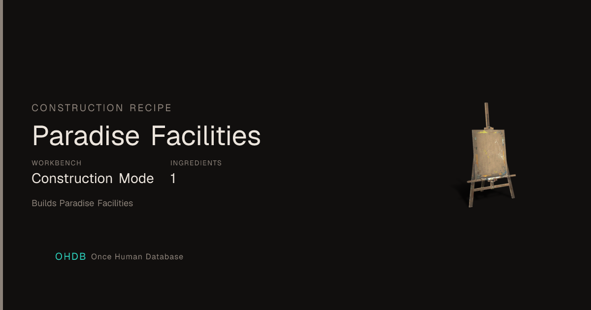Paradise Facilities