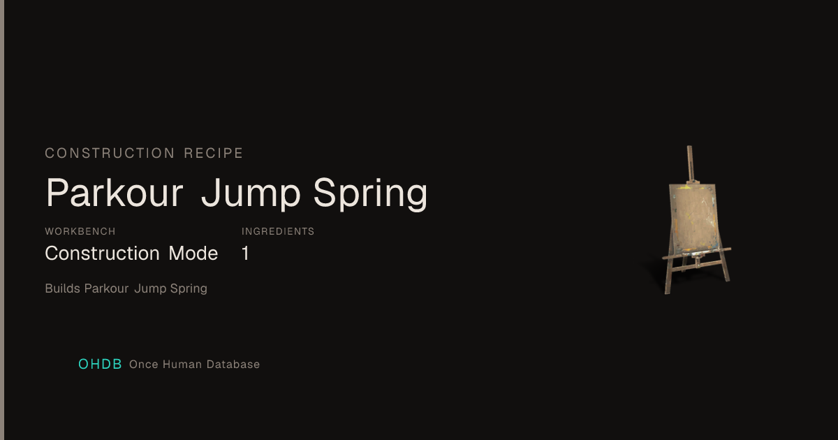 Parkour Jump Spring