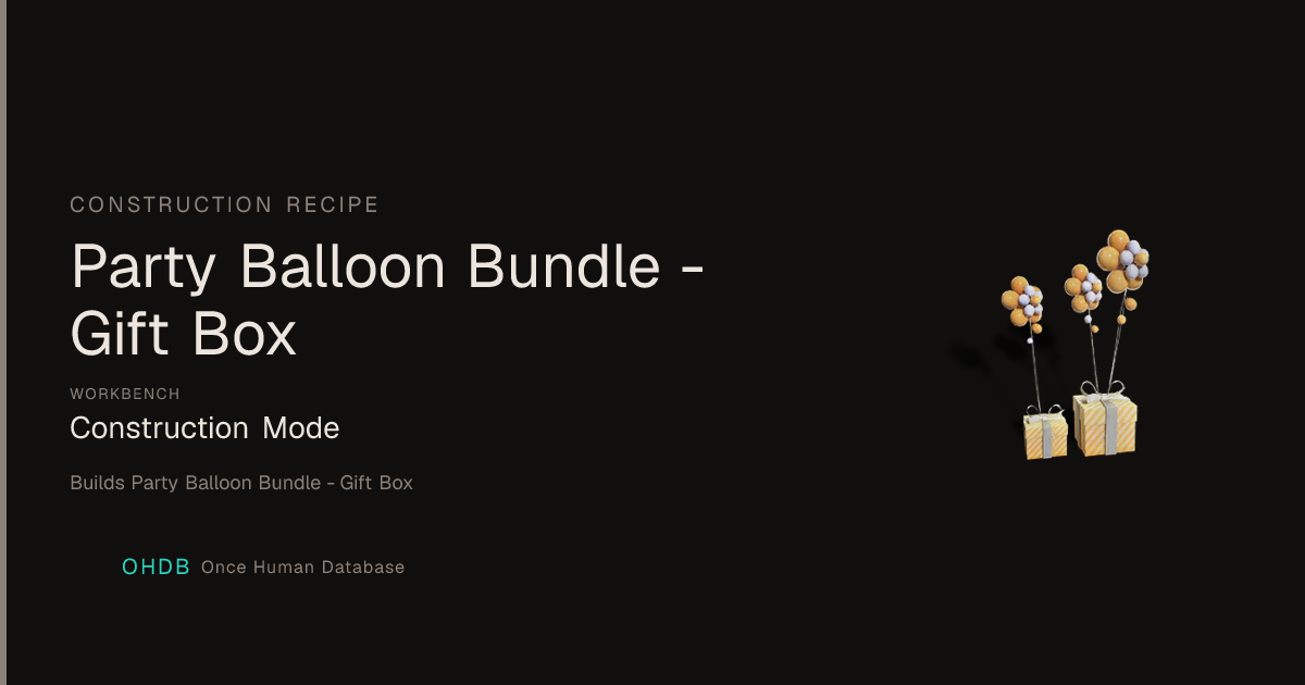 Party Balloon Bundle - Gift Box
