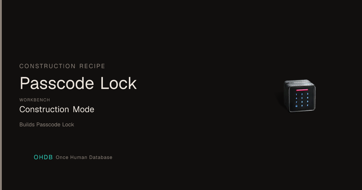 Passcode Lock