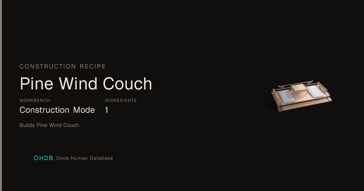 Pine Wind Couch
