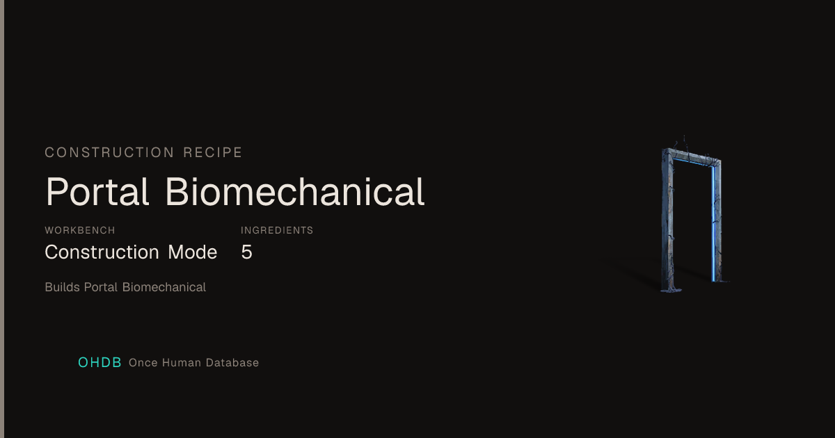 Portal Biomechanical