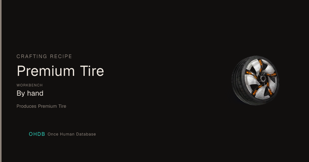 Premium Tire