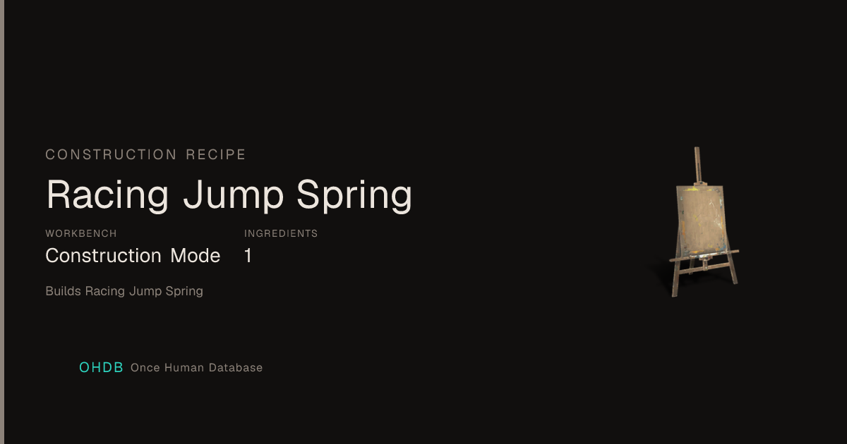 Racing Jump Spring