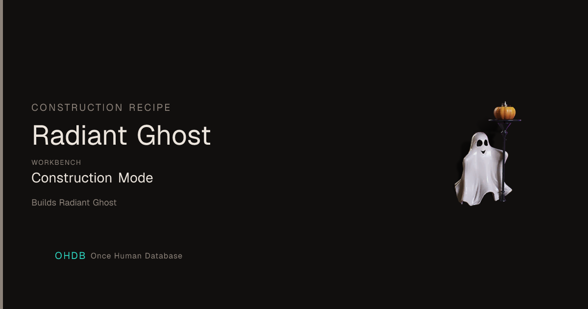 Radiant Ghost