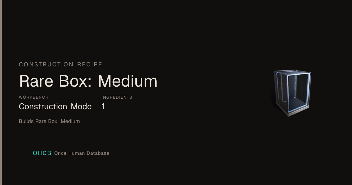 Rare Box: Medium