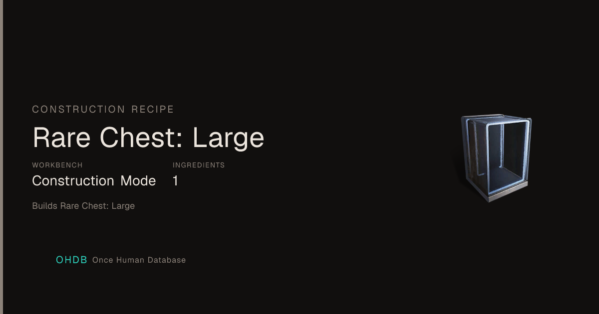 Rare Chest: Large