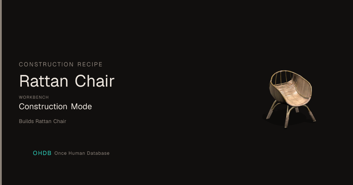 Rattan Chair