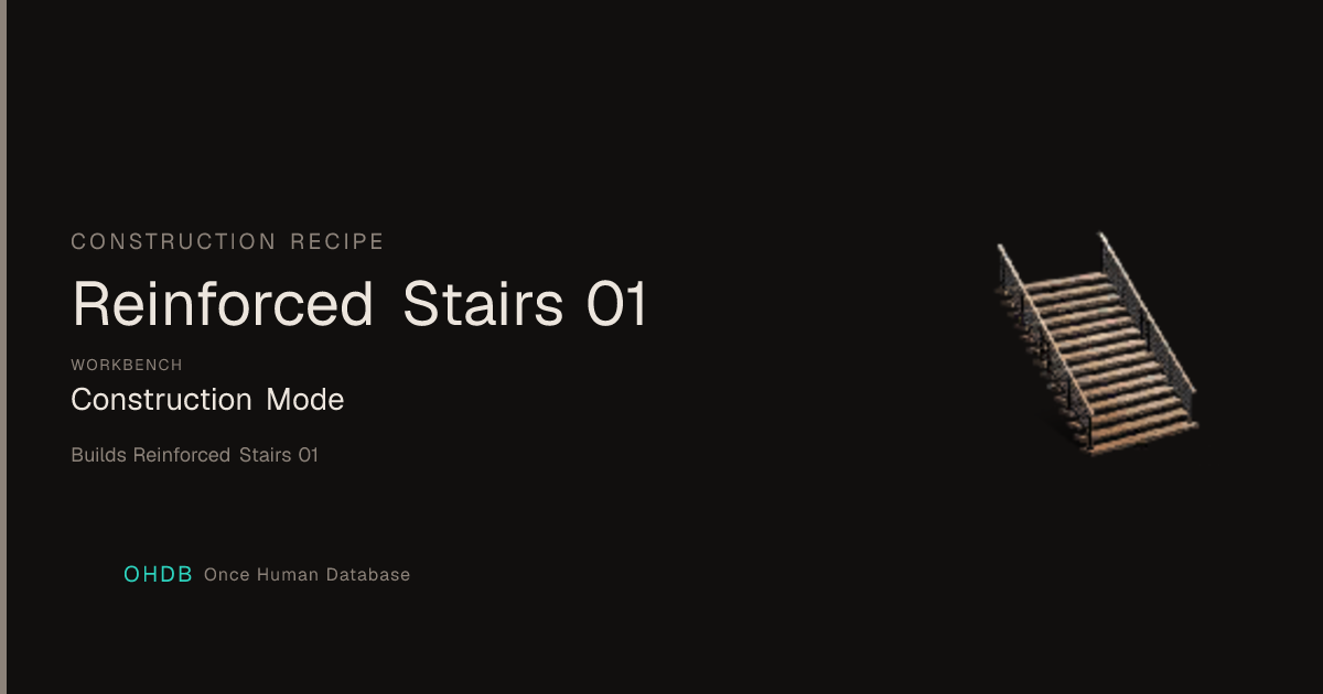 Reinforced Stairs 01