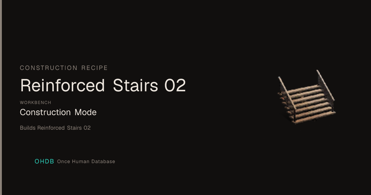 Reinforced Stairs 02