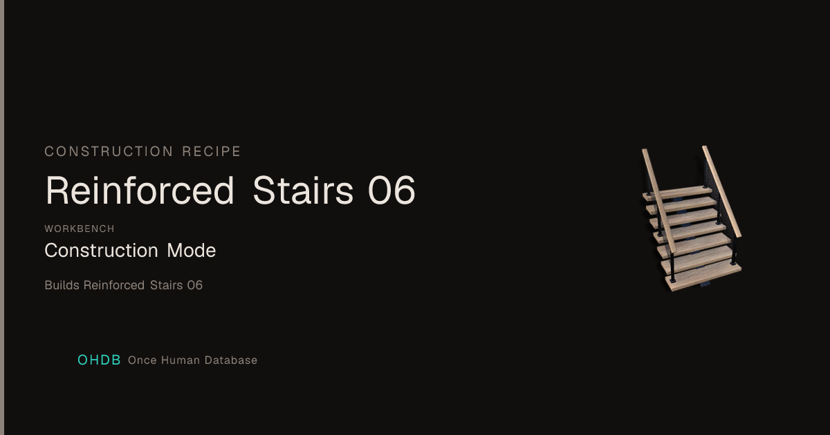 Reinforced Stairs 06